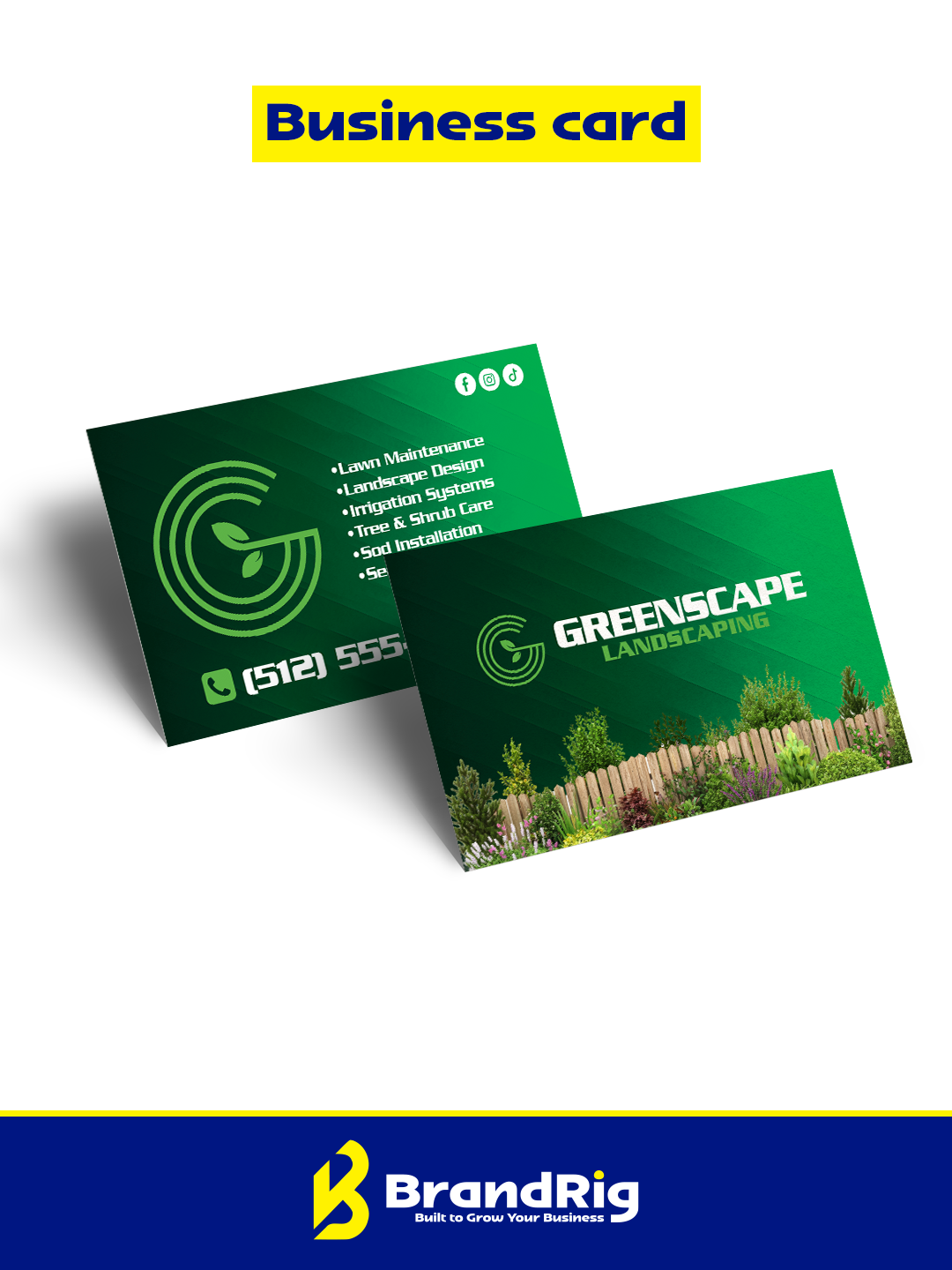 GreenScape business card